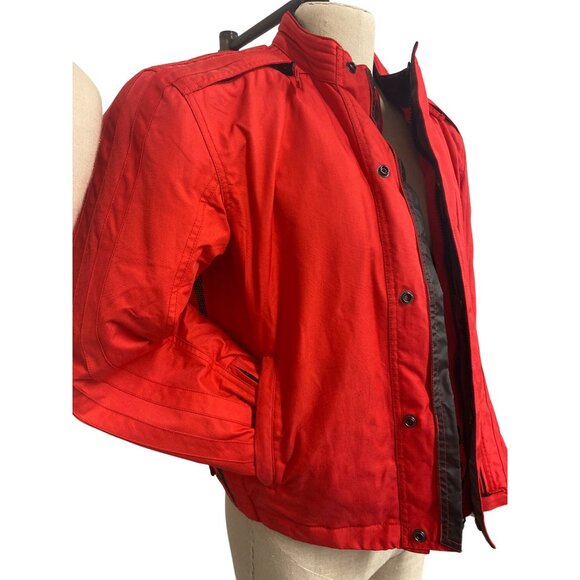MotoGP Red Jacket With Zipper & Button Front Closure Unisex Large Polyester Bike - Picture 3 of 16
